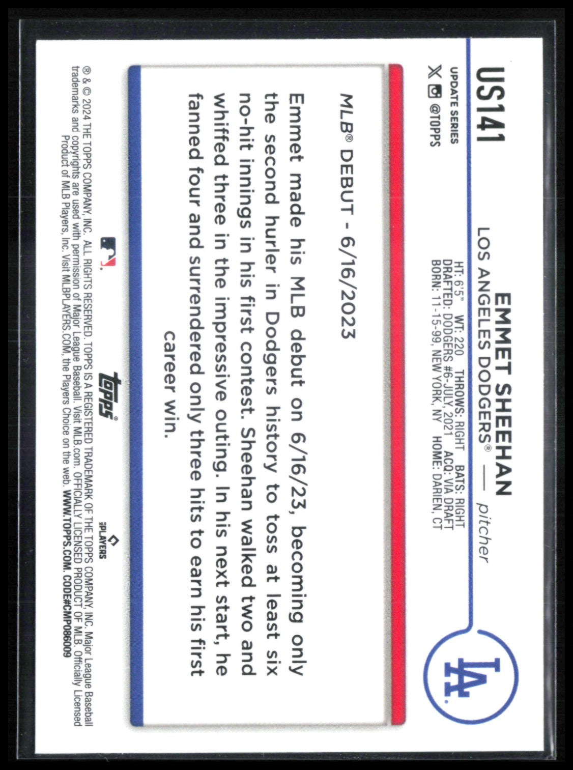 Emmet Sheehan RC