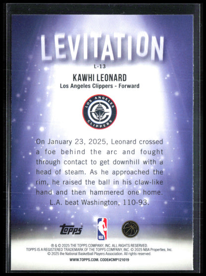 Kawhi Leonard Levitation