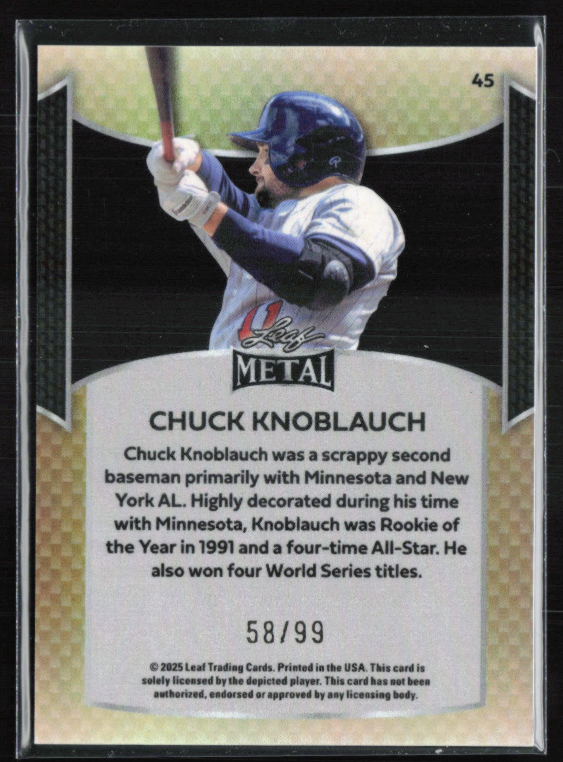 CHuck Knoblauch /99