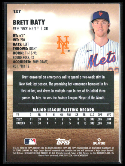 Brett Baty RC