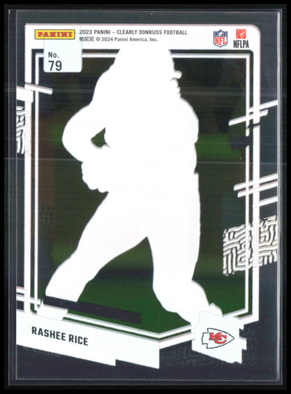 Rashee Rice RC 2023 Clearly Donruss