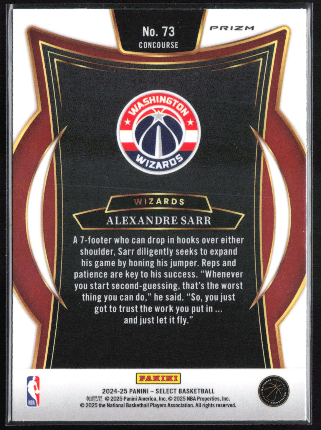Alexandre Sarr RC Silver