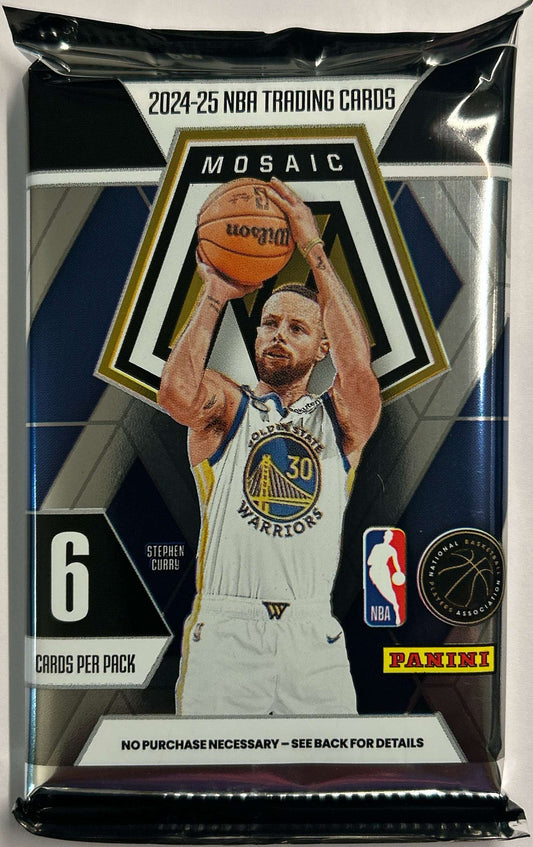 2024-25 Mosaic NBA Single Pack (From Blaster, 6 Cards)