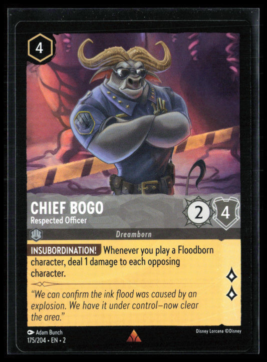 Chief Bogo Respected Officer Rare