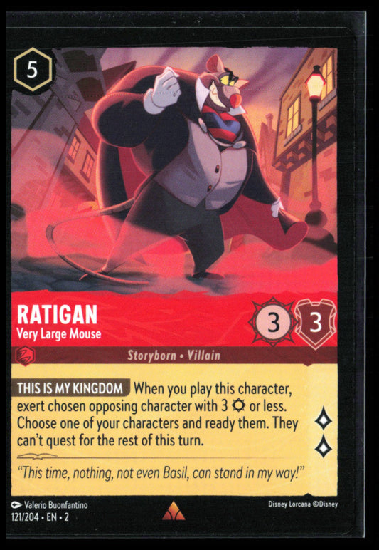 Ratigan Very Large Mouse Rare