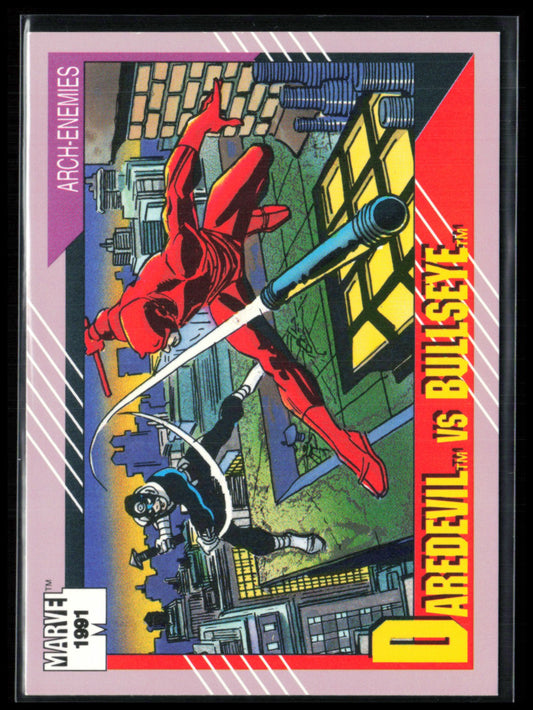 Daredevil vs Bullseye 1991 Marvel Impel