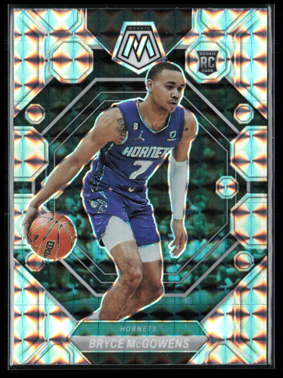 Bryce McGowens RC Mosaic Prizm