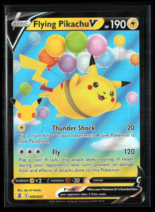 Flying Pikachu V Rare Holo