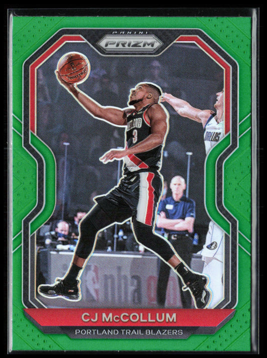 CJ McCollum Green Prizm