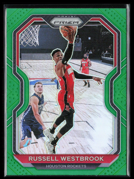 Russell Westbrook Green Prizm