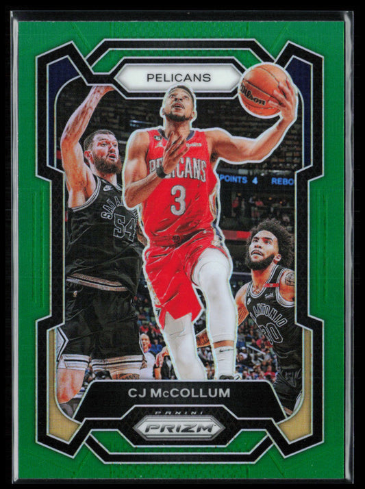 CJ McCollum Green Prizm