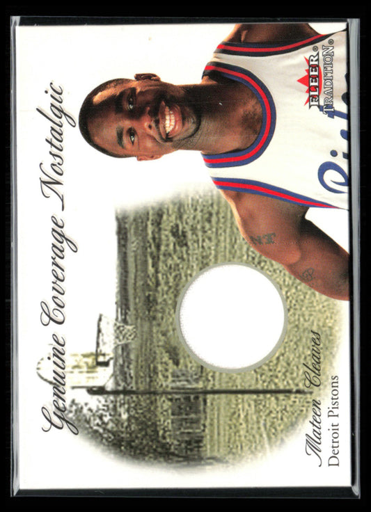 Mateen Cleaves RC Player-Worn Relic