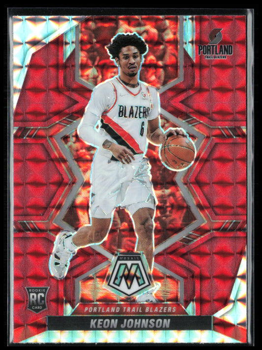 Keon Johnson RC Red Mosaic