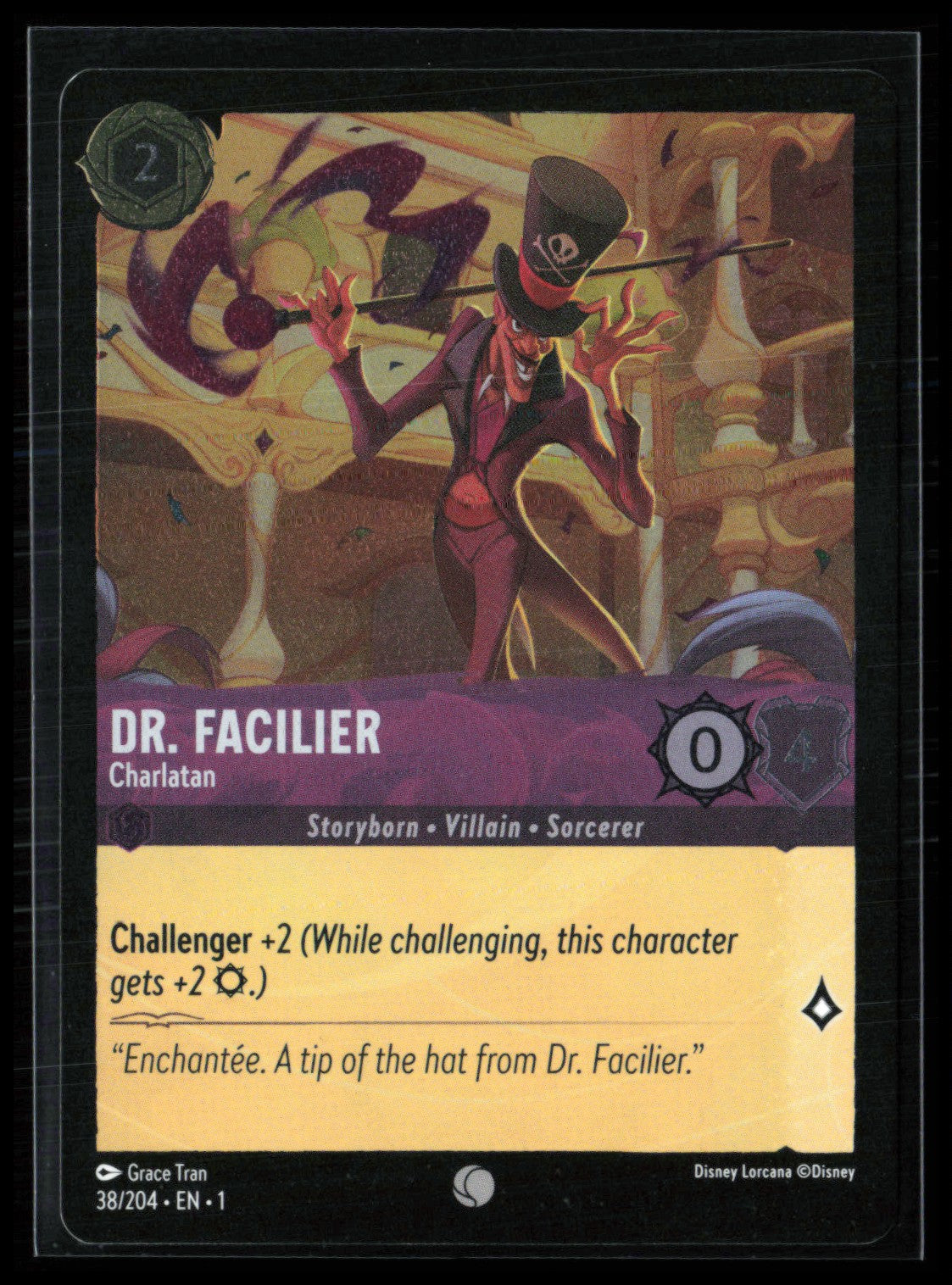 Dr. Facilier Charlatan Cold Foil