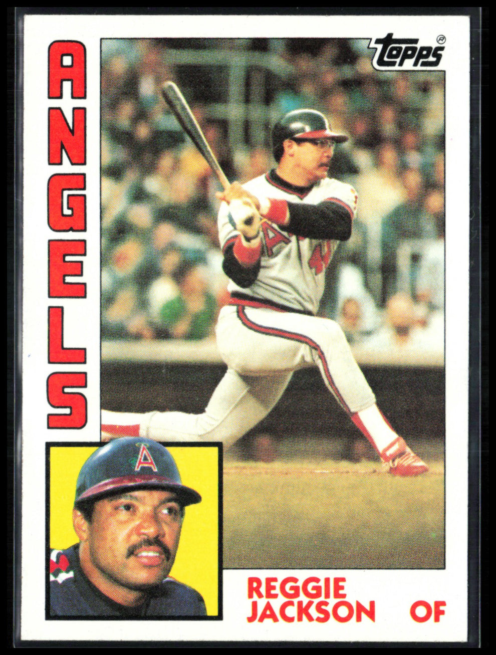 Reggie Jackson 1984 Topps Nestle Dollar Box