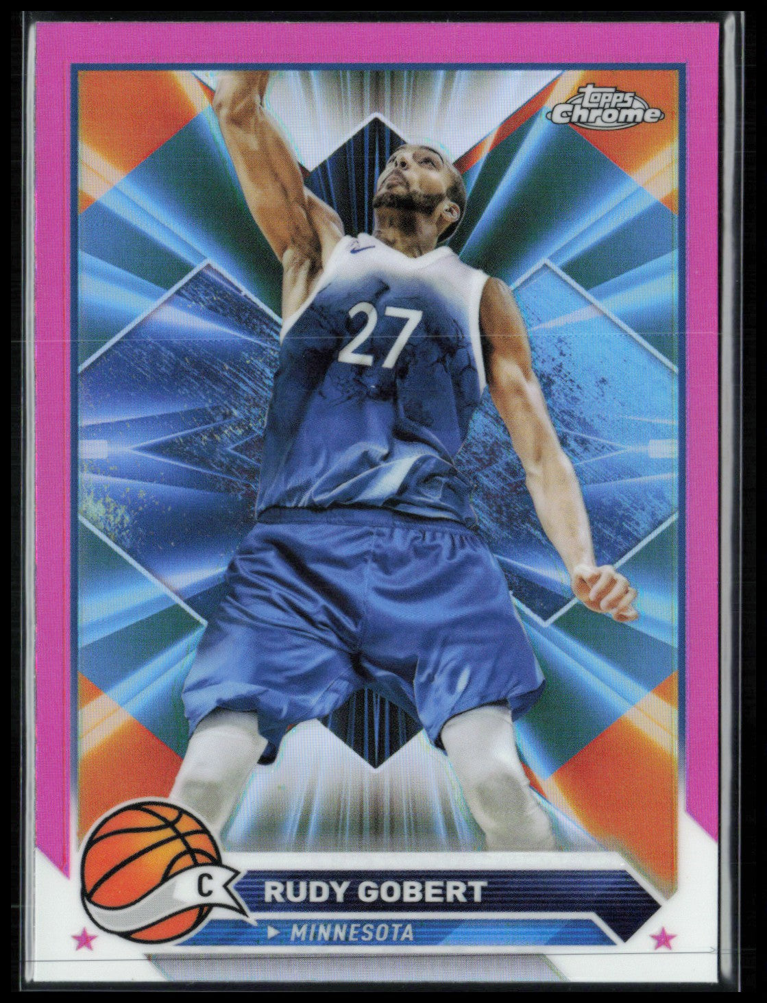 Rudy Gobert Pink Refractor