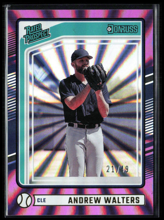 Andrew Walters Prospect /49 Purple Laser