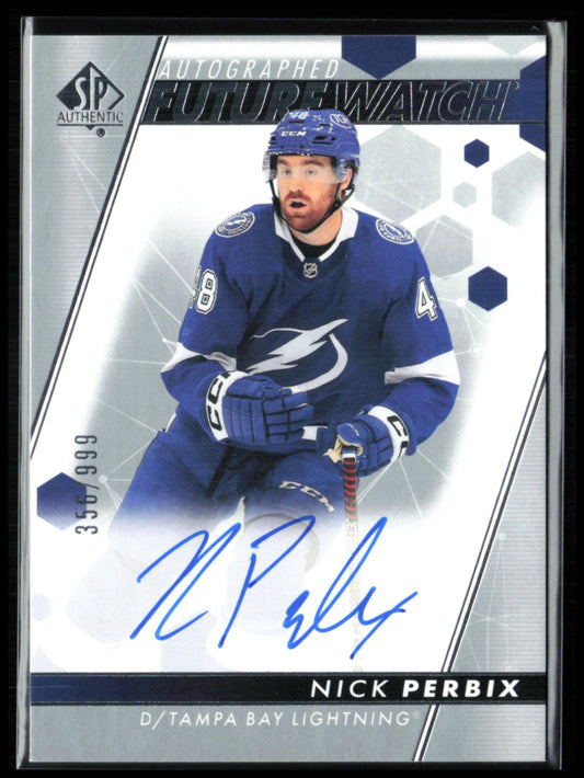 Nick Perbix Auto /999 Future Watch