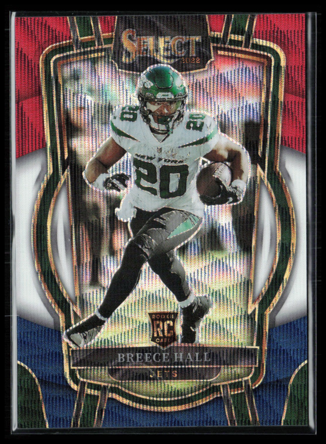 Breece Hall RC RWB Wave /149 Club Level 2022 Select