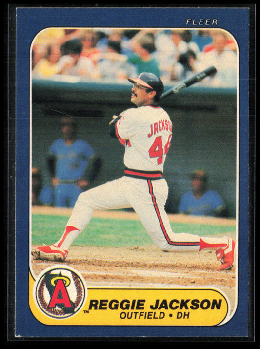 Reggie Jackson 1986 Fleer