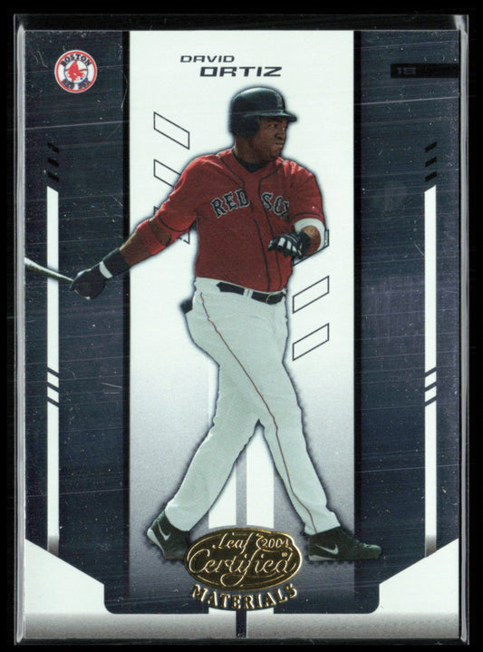 David Ortiz 2004 Leaf Certified Materials