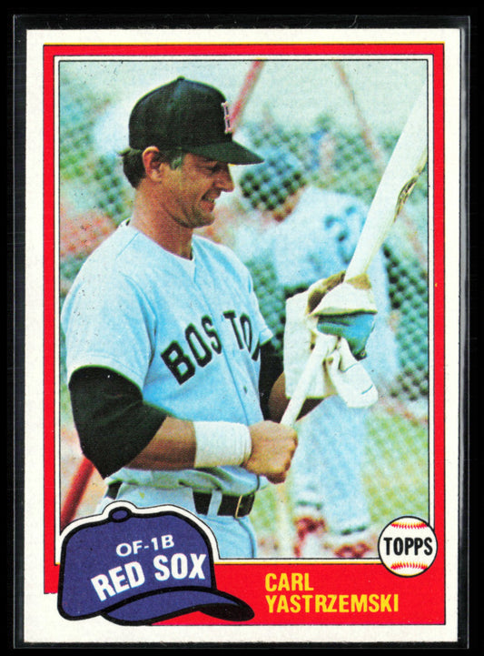 Carl Yastrzemski 1981 Topps