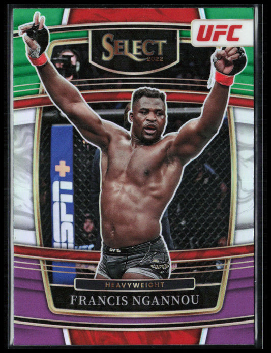 Francis Ngannou Tri-Color Prizm