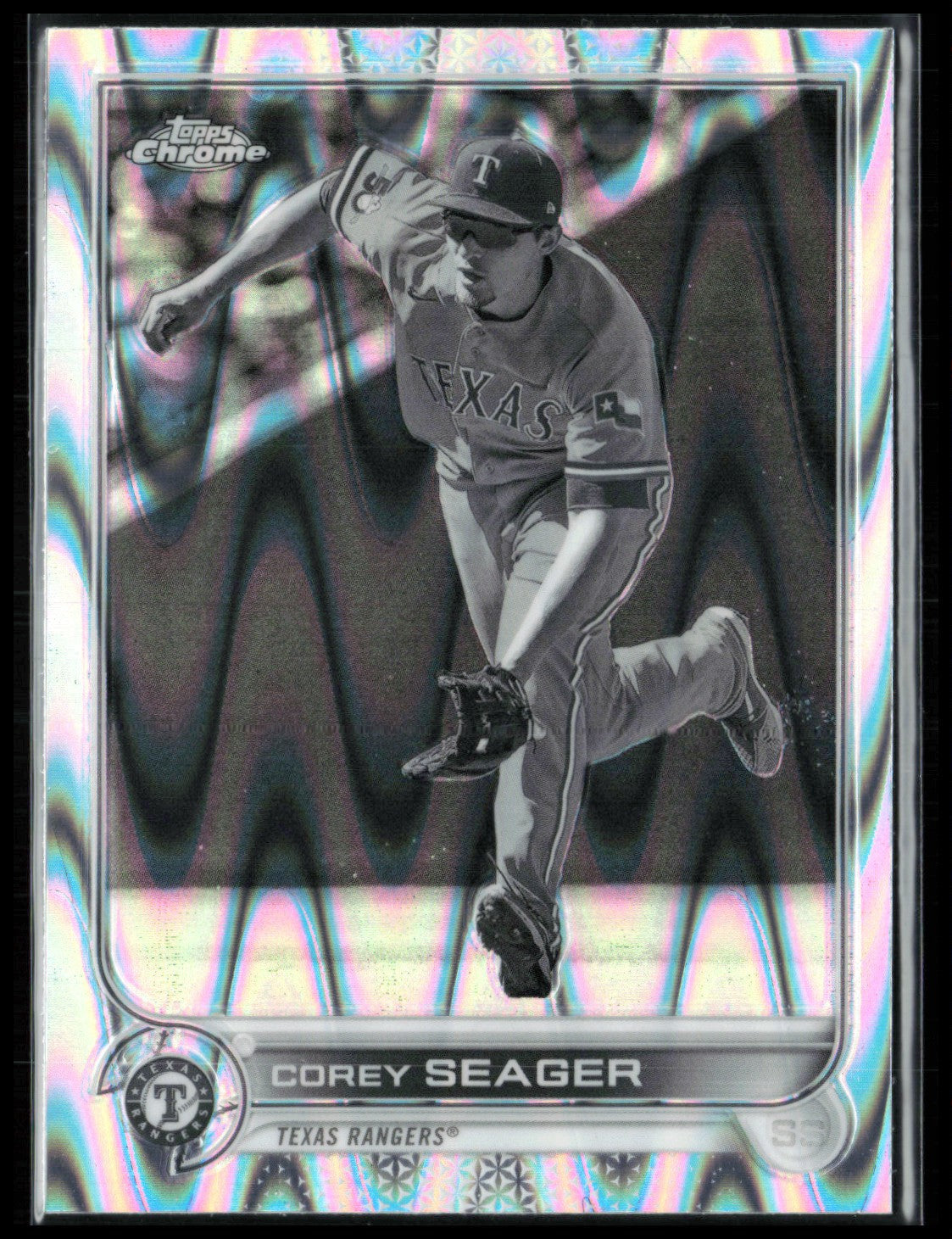 Corey Seager B&W Raywave