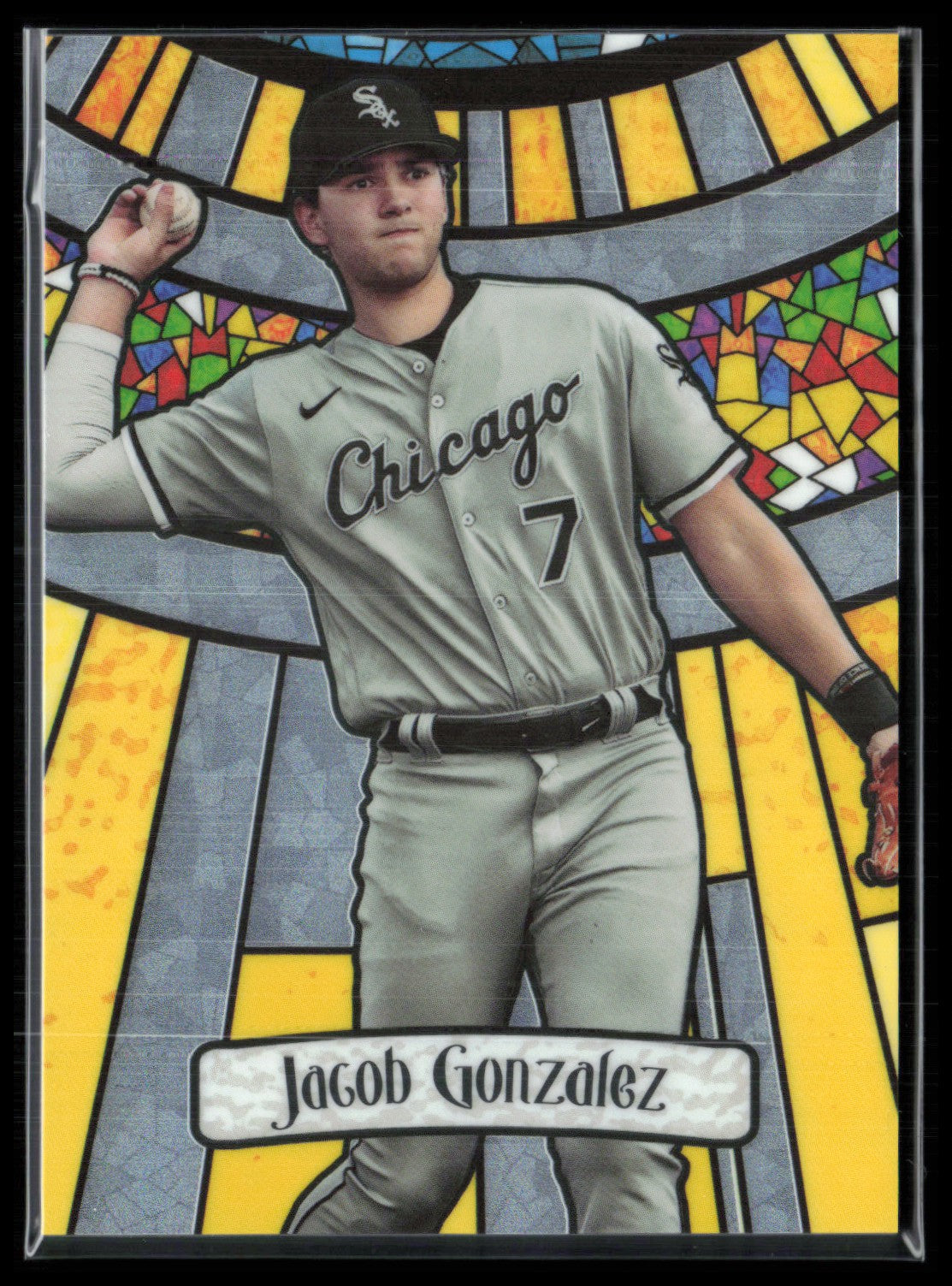 Jacob Gonzalez Stained Glass 2023 Bowman Draft