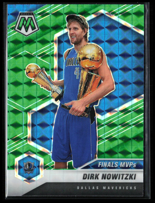 Dirk Nowitzki Green Mosaic