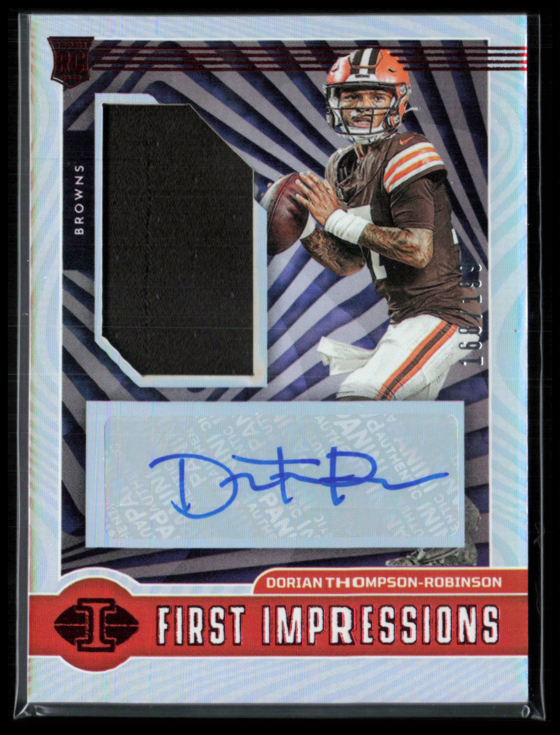 Dorian Thompson-Robinson RC Patch Auto /199 First Impressions