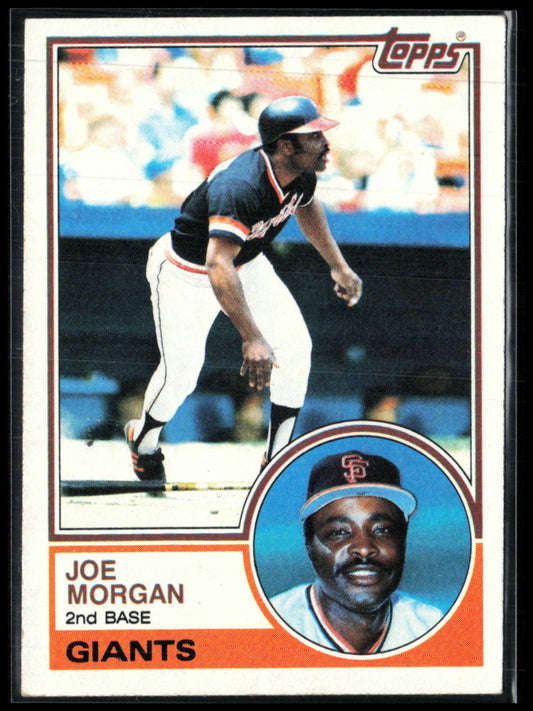 Joe Morgan 1983 Topps