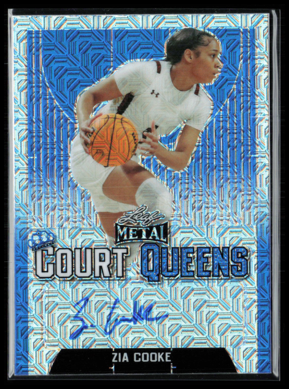 Zia Cooke Auto Court Queens 2022 Leaf Metal