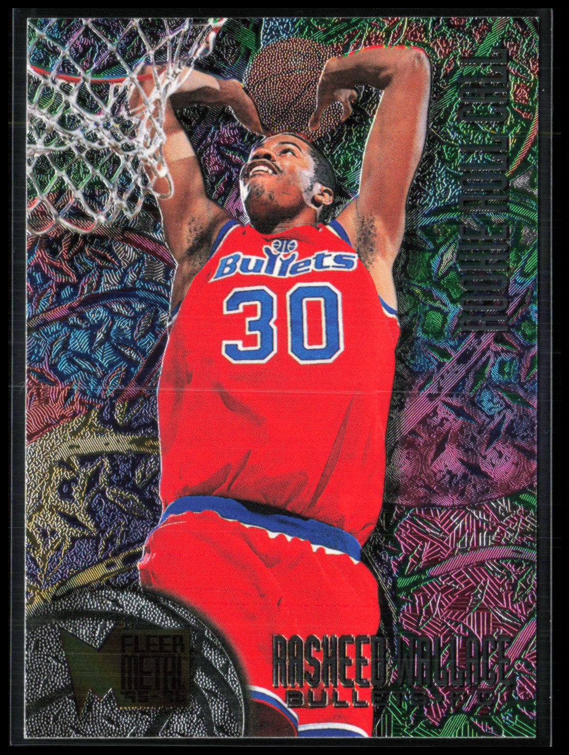 Rasheed Wallace RC Fleer Metal