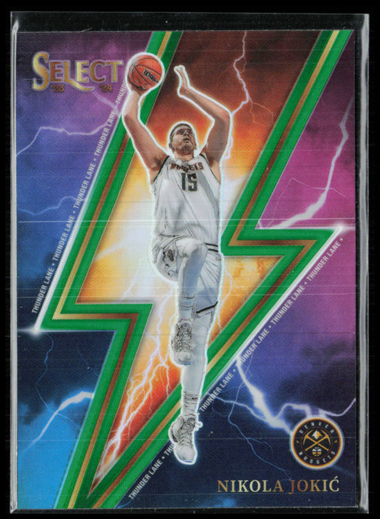 Nikola Jokic Thunder Lane Green Prizm