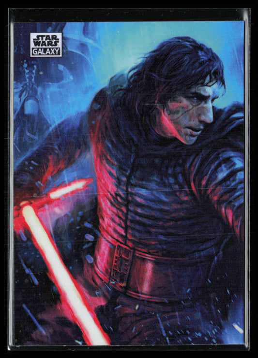 The Duel: Kylo Refractor Refractor 2024 Star Wars Galaxy Topps Chrome