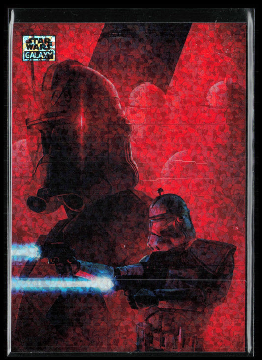 Following Orders Mini Diamond 2024 Star Wars Galaxy Topps Chrome