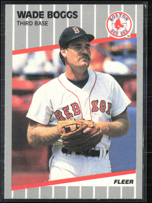 Wade Boggs 1989 Fleer