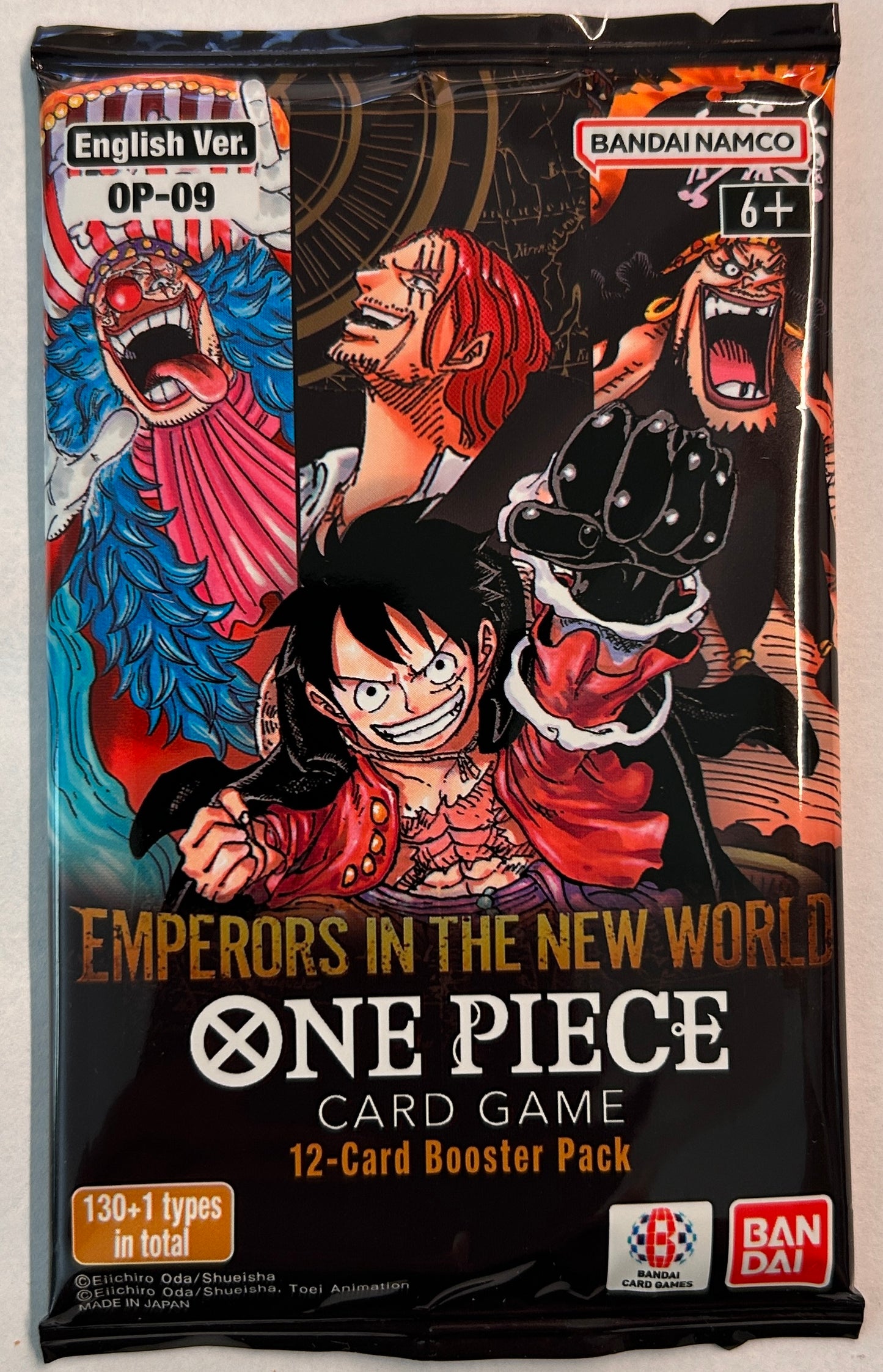 One Piece Emperors in the New World OP-09 English 12-Card Booster Pack