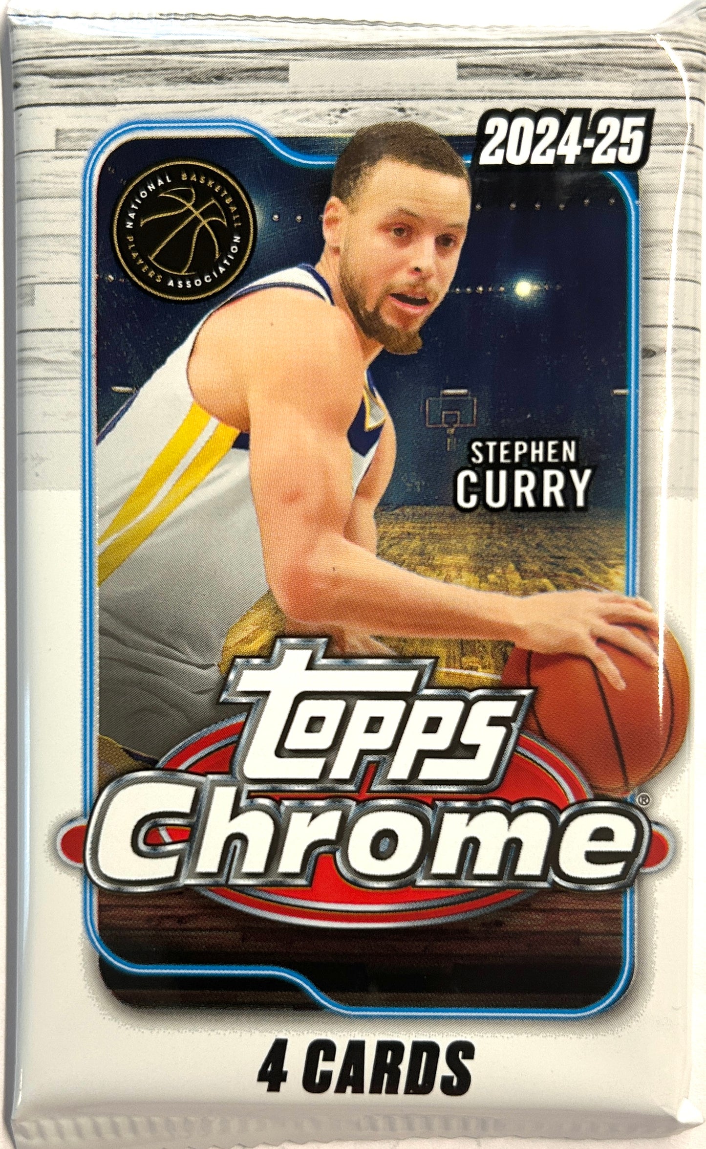 2024-25 Topps Chrome Basketball Single Pack (From Blaster, 4 Cards)