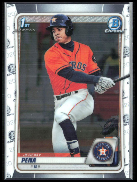 Jeremy Peña 1st Bowman Chrome