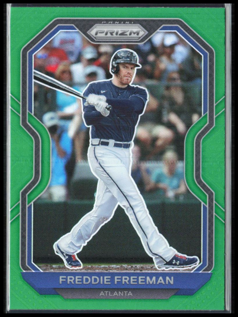 Freddie Freeman Green Prizm Tier II