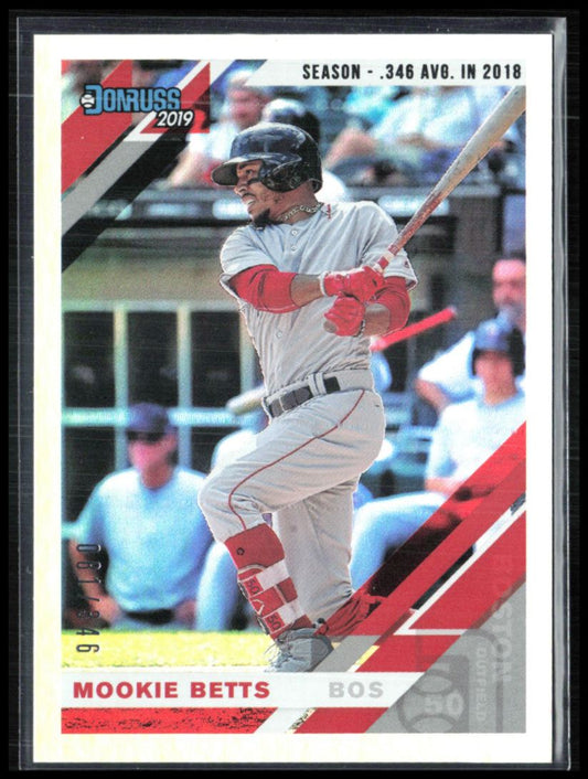 Mookie Betts /346 2019 Donruss
