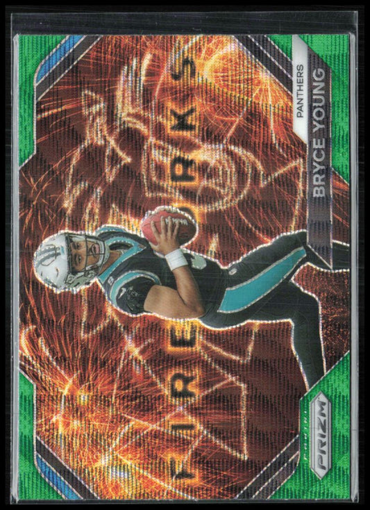 Bryce Young Fireworks Green Wave
