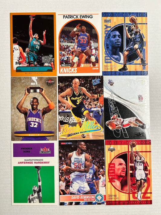 9-Card Mixed Basketball Lot #009