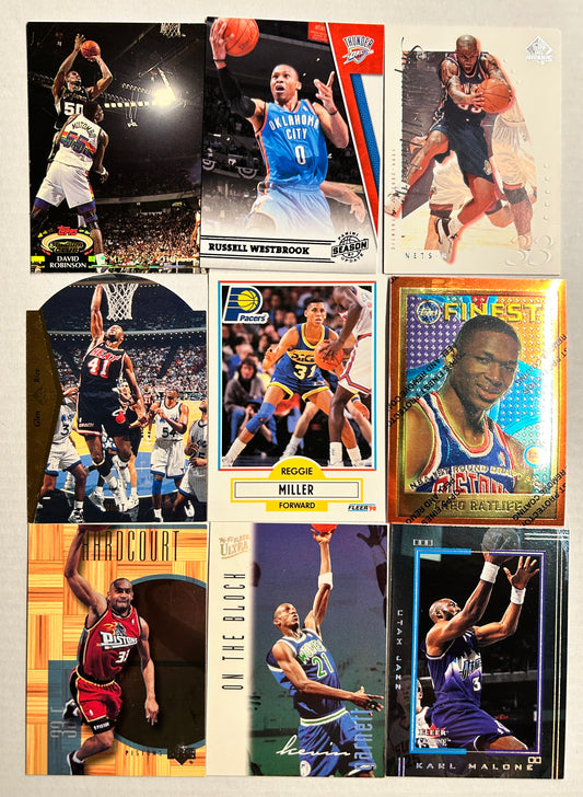 9-Card Mixed Basketball Lot #016