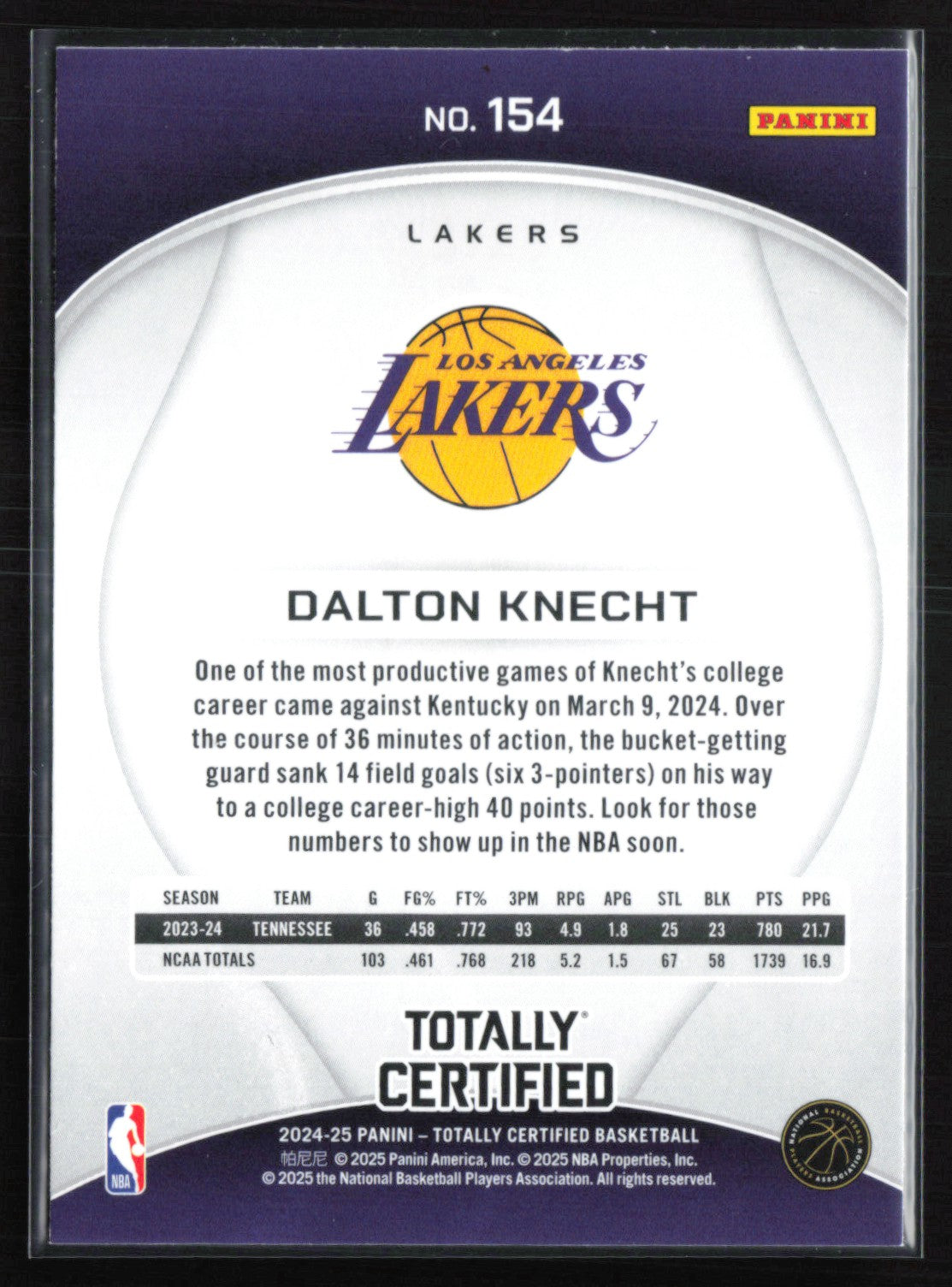 Dalton Knecht RC