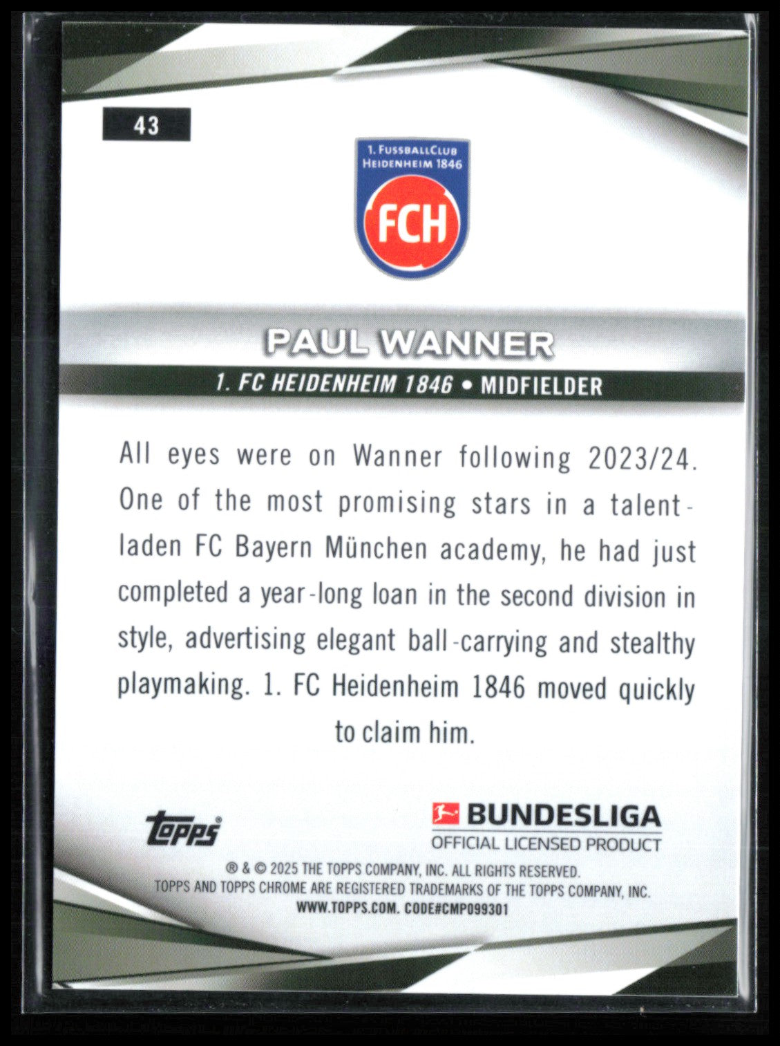 Paul Wanner Pink /199 Refractor