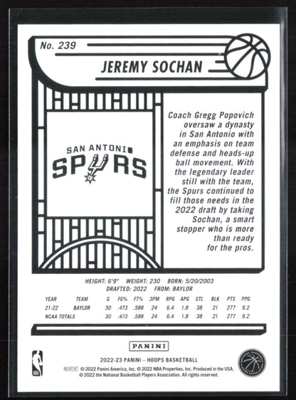 Jeremy Sochan RC