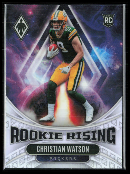 Christian Watson RC Prizm Rookie Rising